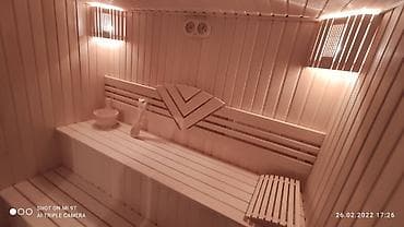 Sauna tikintisi, sunaların yığılması saunaların hazırlanması