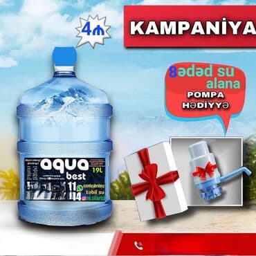sərin su: Su sifarişi 19L💧Şəhər içi evlərə və iş yerlərinə çatdırılma🚚pulsuz ən — 3