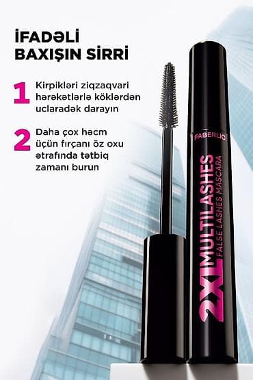 Faberlic 2XL MultiLashes False Lashes Mascara – ifadəli baxış üçün
