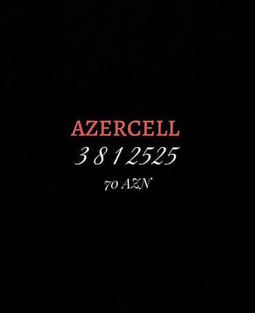 4848 nömrə: AZERCELL nömrə satışı - Operator: Azercell - Nömrə: 3 8 1 2 5 2 5 — 1