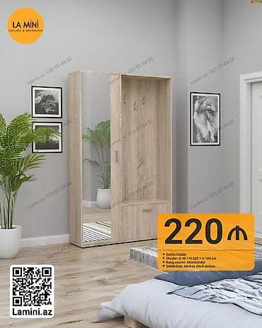 mini dolablar: Dəhliz Dolabı – LA MINI Model 1: - Qiymət: 220 ₼ - Ölçülər: D 40 × H — 2