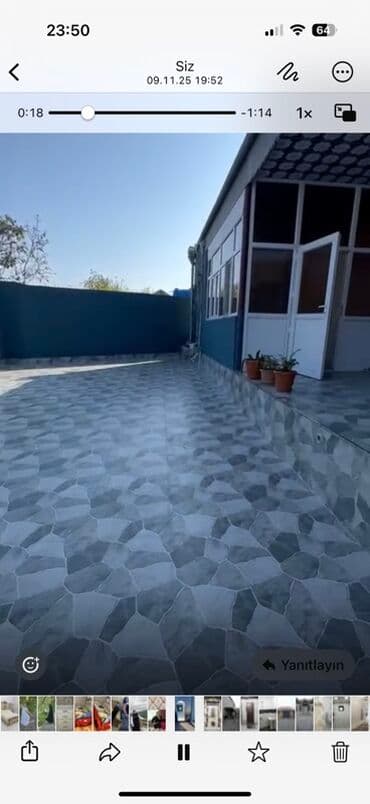 evlərin qiyməti: Satlıq həyət evi - Giriş: Dekorativ naxışlı metal darvaza, piyada — 2