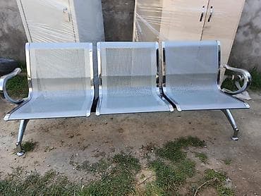 dərs stul: Metal gözləmə oturacağı – 3 nəfərlik - Material: xromlaşdırılmış — 2