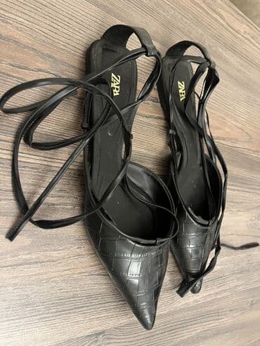 səndəl: Zara, Ölçü: 36, rəng - Qara, Yeni — 2