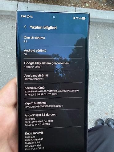 Samsung Galaxy S23 Ultra, 256 GB, rəng - Boz, Simsiz şarj — 3