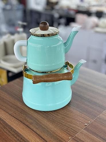 Посуда для готовки: Кастрюля, цвет - Зеленый — 4