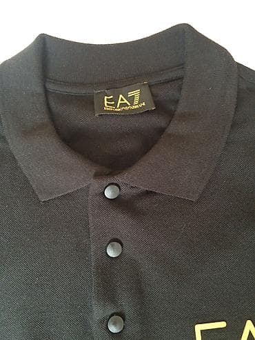 pol palto: Polo köynək, Ea7, M, rəng - Qara — 6