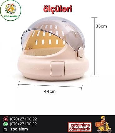 pişiklər ucun: ÇoxFunksiyalı pişik daşıma konteyneri. * Daşıma konteyniri — 8