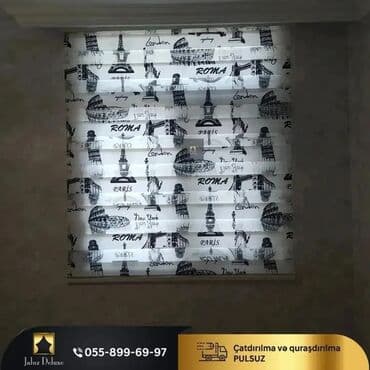 ucuz tüller: Jalüz pərdə ucuz sok qiymətlər bizdə 2 ya 3 günərzində hazırlama — 9