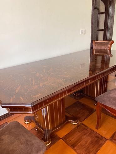 islenmis esyalarin satisi: Qonaq otağı üçün, Yeni, Açılmayan, Kvadrat masa, 8 stul — 1