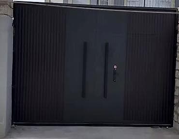 qapi otaq: Yeni Dəmir Həyət darvazası, Yana açılan, 3 m, Mexaniki, Qapı ilə, rəng - Qara, Kredit var, Ödənişli quraşdırma, Ünvandan götürmə, Ödənişli çatdırılma, Rayonlara çatdırılma — 5