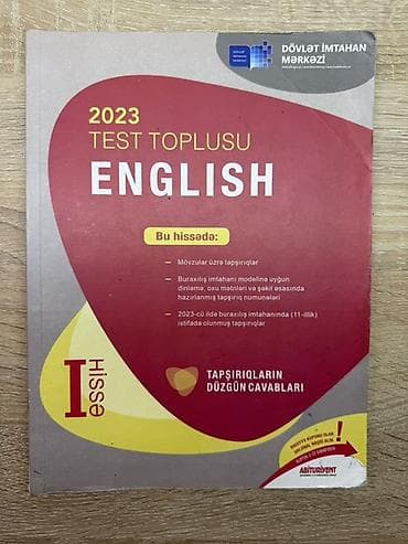 testlər: İngilis dili Testlər 11-ci sinif, DİM, 1-ci hissə, 2023 il — 2