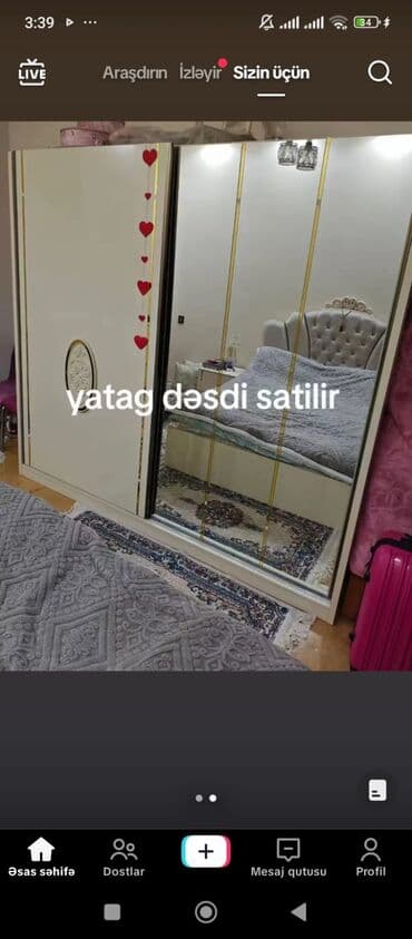 балконный шкаф: İkinəfərlik çarpayı, Dolab, Termo, 2 tumba, Azərbaycan, Yeni — 1