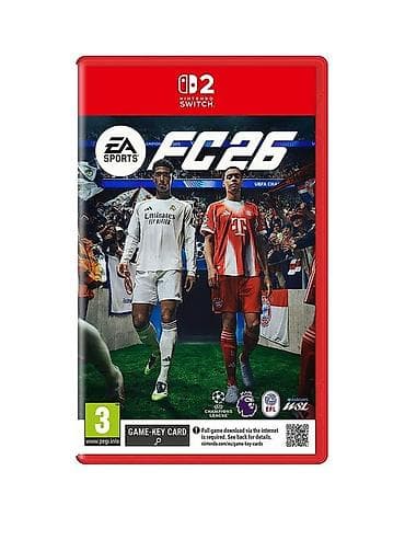 Məhsul: EA Sports FC 26 – Nintendo Switch (Game-Key Card) -