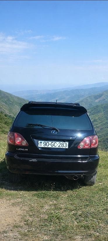 ulduz disk: Lexus RX300, qara rəng, benzin, avtomat transmissiya, ön və arxa tam — 3