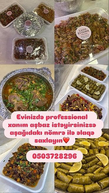 luc saatlar: Salam. Həftəlik ailələr üçün ev yeməkləri hazırlayıram. Evlərə gəlib — 1