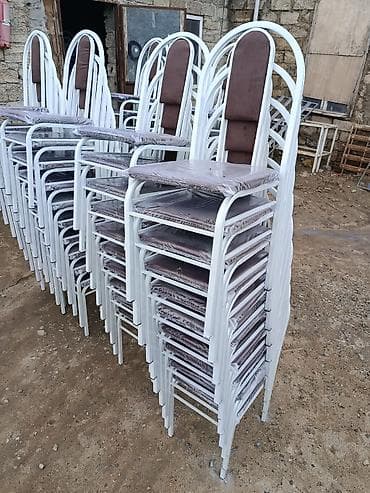 gəc nədir: Qonaq otağı üçün, Qatlanan, rəng - Ağ Stul — 3