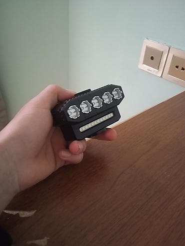 Şarj olunan velosiped farası – 5 LED + 12 SMD Məhsul təsviri: - Ön