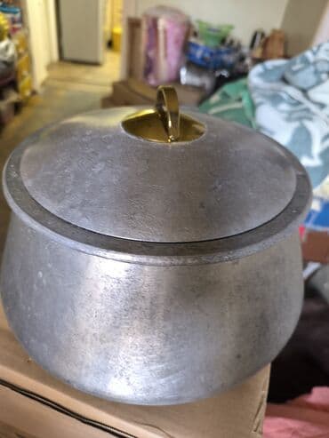 Столовые приборы: Казан, цвет - Серебристый, Алюминий — 1