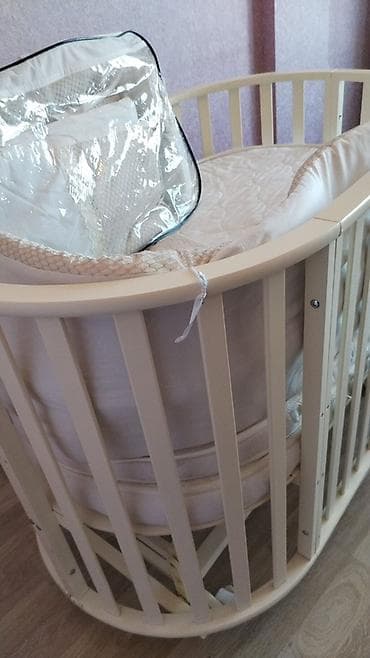 bewik: Oğlan və qız üçün, Yumru, Beşik, Dəst ilə, Matras ilə, Yellənmə mexanizmsiz — 4