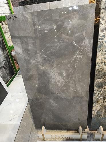 dekor panel: Böyük ölçülü keramika/plitə paneli – Deco Ceramic. - Rəng: tünd boz — 1