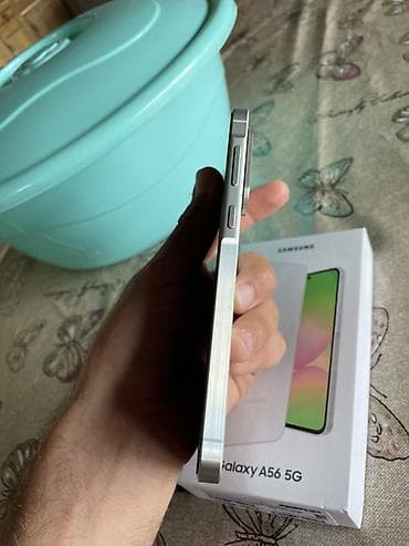 iphone 14 pro işlənmiş: Samsung Galaxy A56 5G, 256 GB, rəng - Ağ, Barmaq izi — 7
