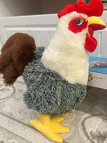 bit darağı: Məhsul: Yumşaq oyuncaq – xoruz fiquru Təsvir: - Realist detallarla — 1