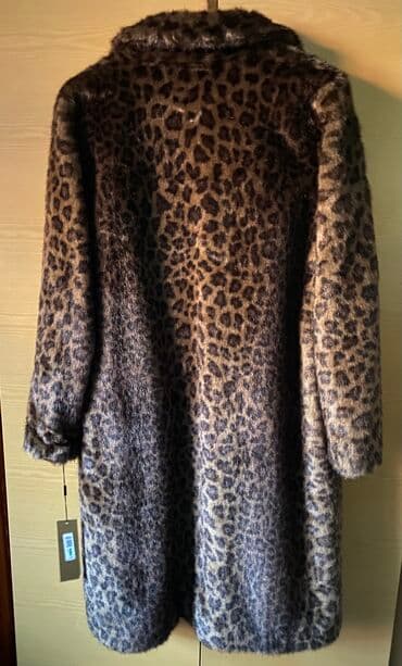 норковая шуба цена бишкек: Donna Karan USA brendinin leopar naxisli suni kurkudu. Təzədir etiketi — 3