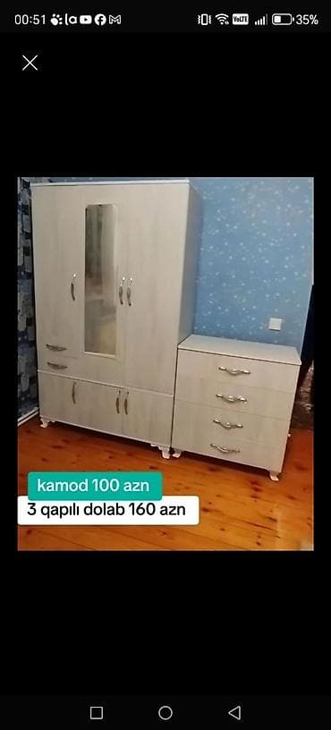 ag qorka: Yataq otağı üçün modul mebel dəsti – sifarişlə hazırlanır, rəng seçimi — 5