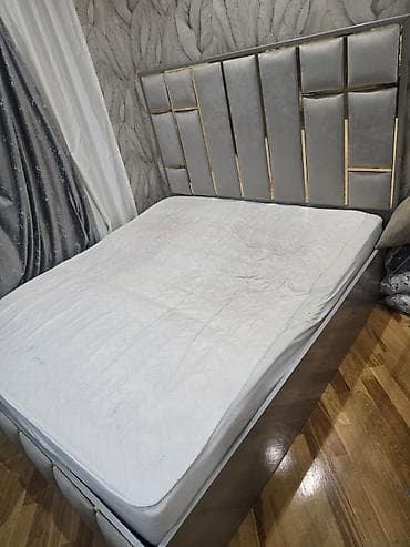 İkinəfərlik çarpayı, Matras ilə, Siyirməsiz