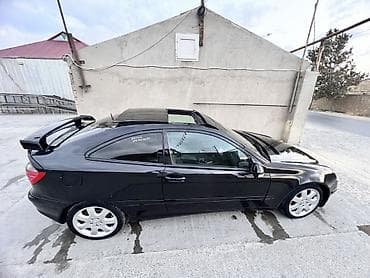 kia rio 2014: Mercedes-Benz C-Class Sport Coupe (W203) – qara rəngdə, 3 qapılı — 8