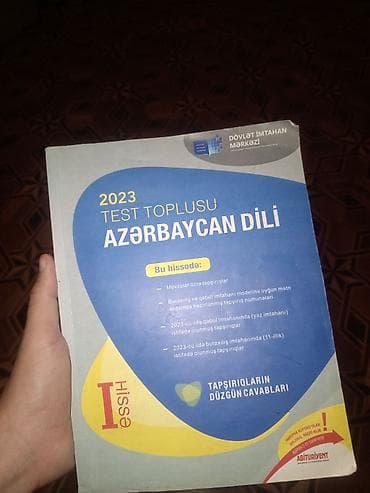 Məhsul: 2023 Test Toplusu – Azərbaycan dili (DİM), I hissə