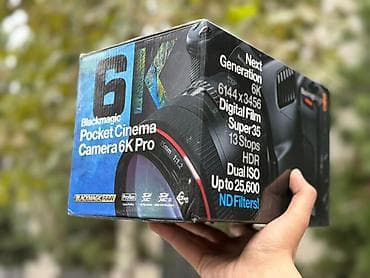 hdmi to av: Blackmagic 6K pro 1 dəfə test üçün istifadə olunub təzə kimi karopkası — 4