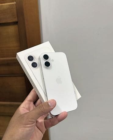 ipad 6 plus: IPhone 16, 128 GB, Ağ, Zəmanət, Simsiz şarj, Face ID — 3