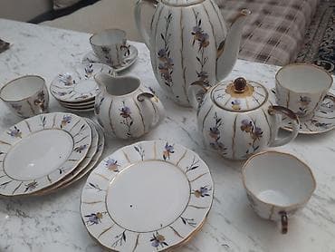 sud separatoru: Çay dəsti, rəng - Ağ, Farfor, 6 nəfərlik — 3