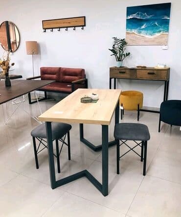 Qonaq masası, Yeni, Açılmayan, Taxta, Dördbucaq masa