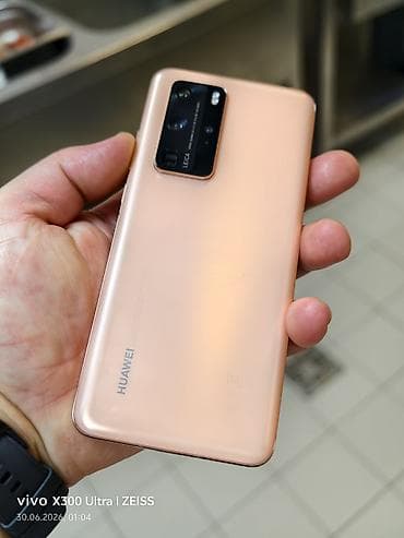 Техника и электроника: Huawei P40 Pro, 256 ГБ, цвет - Золотой, Сенсорный, Отпечаток пальца, Беспроводная зарядка — 2