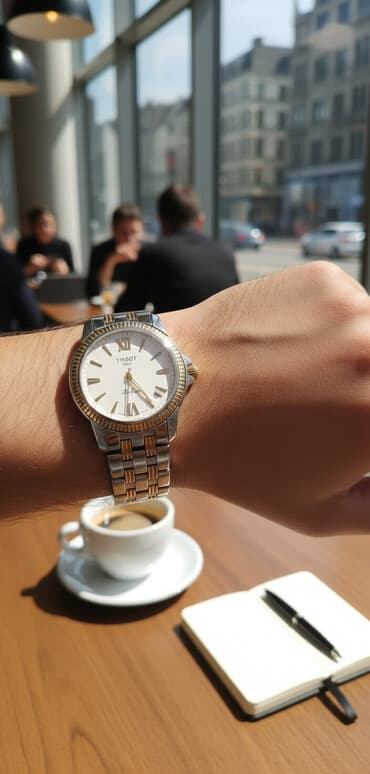 tissot saatlari: Qol saatı, Tissot, rəng - Qızılı — 1