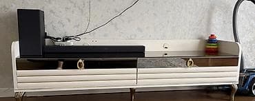 TV stendi / media konsolu - Dizayn: Klassik-modern üslub, krem rəngdə lalafo.az -da TV stendi / media konsolu - Dizayn: Klassik-modern üslub, krem rəngdə