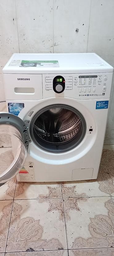 səs ucaldıcılar: Paltaryuyan maşın Samsung, 6 kq, İşlənmiş, Avtomat, Qurutma var, Ödənişli çatdırılma — 2