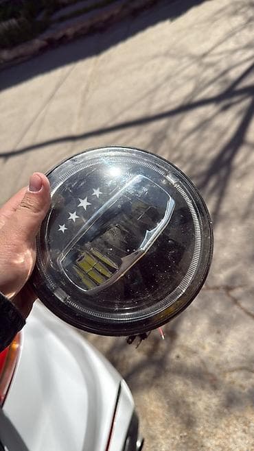 w210 fara: Yuvarlaq LED avtomobil fara bloku - Növ: LED farası (yuvarlaq korpus) — 1