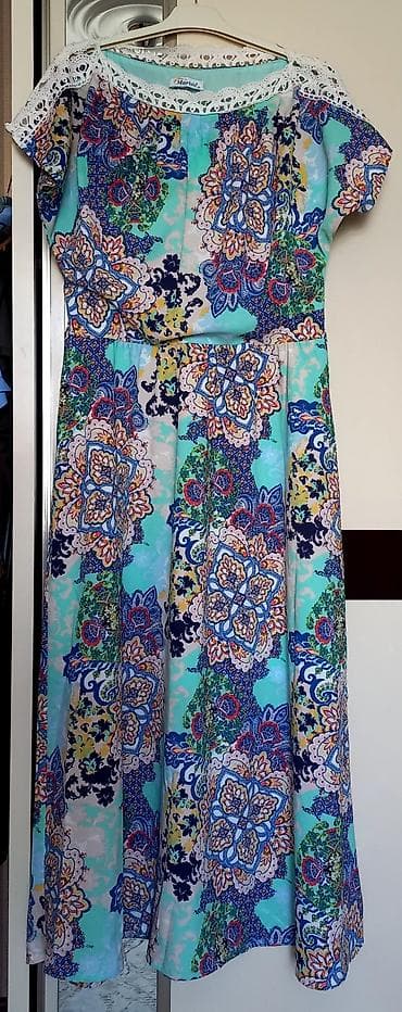 Повседневное платье, Миди, 2XL — 3