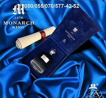 eme parfum: Monarch King Eau De Parfum Natural Sprey for Men by Paris FA. Qiyməti — 1