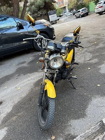 mini motosiklet: Moto – “PAPIK 49” (sarı rəng) Hec bir problem yoxdu motor 110cc — 1