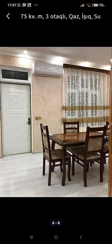 bakixanov kiraye evler 2025: 75 kv. m, 3 otaqlı, Qaz — 10