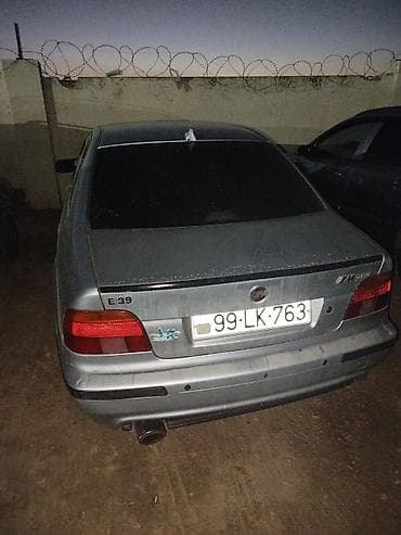 qosqular satisi: BMW 5 Series E39 sedan - Kuzov: sedan, gümüşü rəng - Nömrə: 99-LK-763 — 5