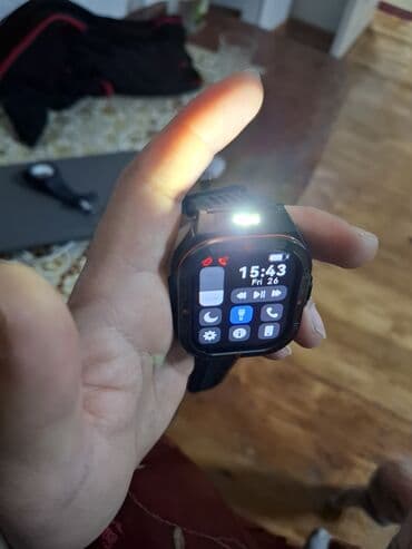 Очки: Смарт часы, Сенсорный экран, цвет - Черный — 4