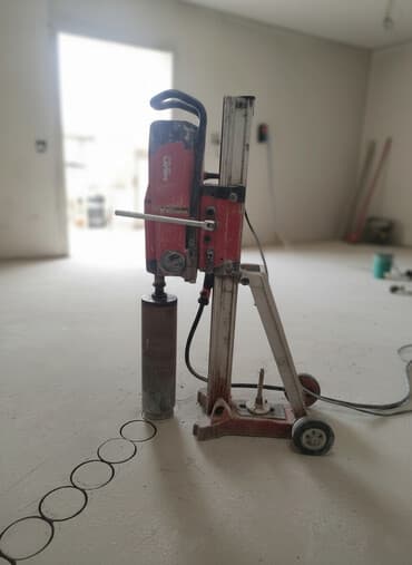 temir tikinti sirketi kreditle: Beton kəsmə beton deşmə xidməti Karot - HILTI DD 200 / 350 ilə 25 ° — 1