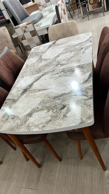 maşın satışları: Mətbəx üçün, Yeni, Açılan, Dördbucaq masa, 4 stul — 2