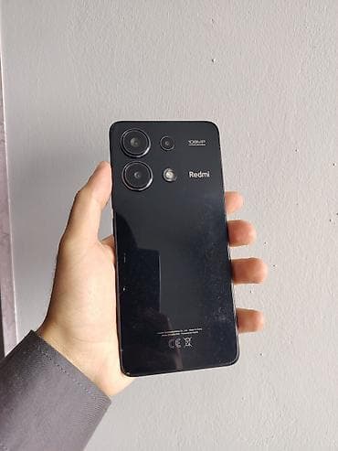 not: Redmi Note 13, 128 GB, rəng - Qara, İki sim kartlı, Face ID, Barmaq izi — 4